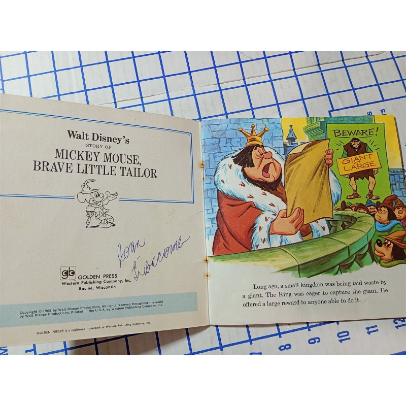 Walt Disneys Mickey Mouse Brave Little Tailor Book