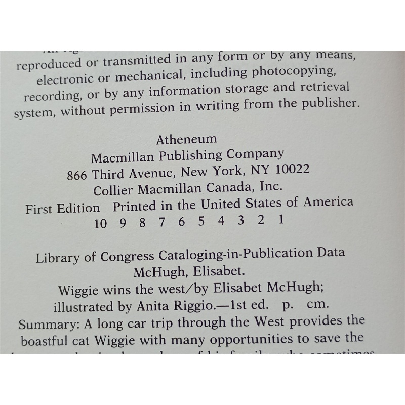 Wiggie Wins the West by Elisabet McHugh (English) Paperback Book