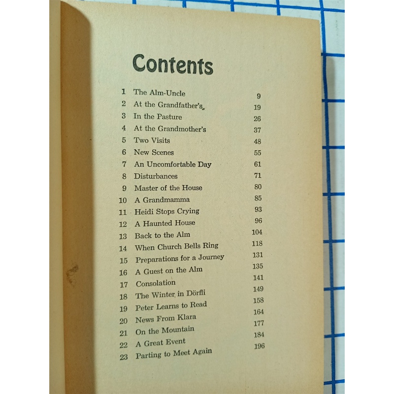 Vintage Heidi by Johanna Spyri 