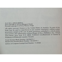 VINTAGE: PLAY BALL, AMELIA BEDELIA by Peggy Parish 