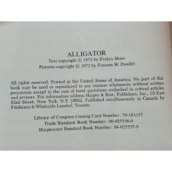 Alligator by Evelyn Shaw Vintage 