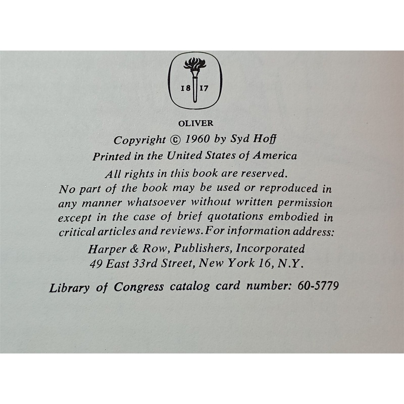 Oliver (An I Can Read Picture Book Series) by Hoff, Syd