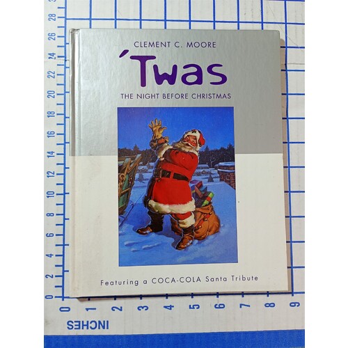 Twas the Night Before Christmas Clement C. Moore COCA-COLA Santa Tribute 