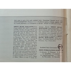 Sheet Music Magazine Oct 1987 Glen Island Casino & the Big Bands Glenn Miller