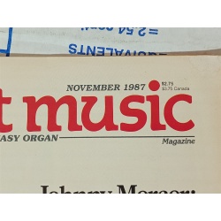 November 1987 Sheet Music Magazine Standard Piano Guitar Johnny Mercer