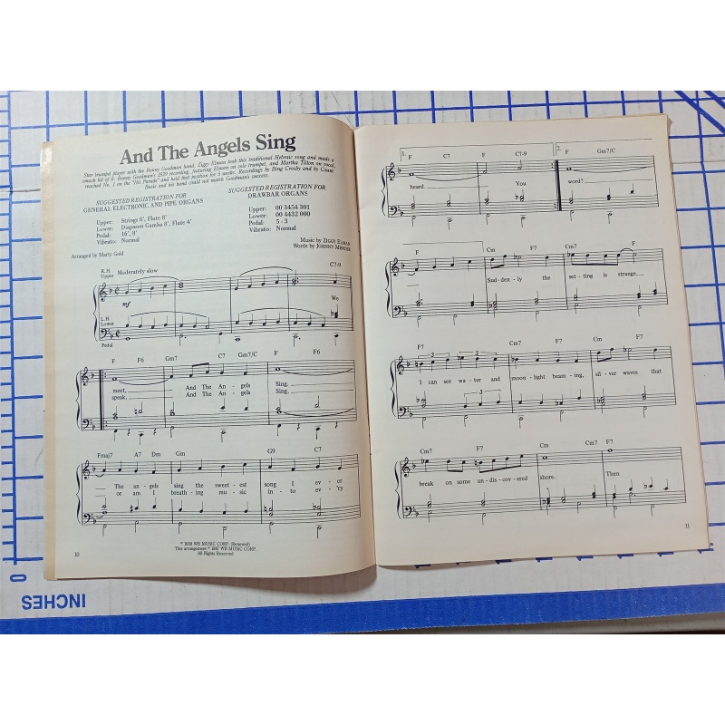 November 1987 Sheet Music Magazine Standard Piano Guitar Johnny Mercer