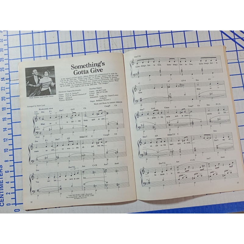 November 1987 Sheet Music Magazine Standard Piano Guitar Johnny Mercer