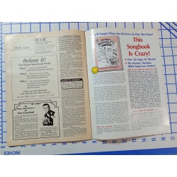 November 1987 Sheet Music Magazine Standard Piano Guitar Johnny Mercer