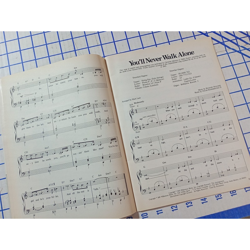 Sheet Music Magazine December 1987 Merry Christmas Carousel