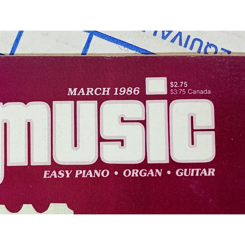 Sheet Music Magazine March 1986 Jerome Kern 