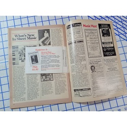 Sheet Music Magazine March 1986 Jerome Kern 