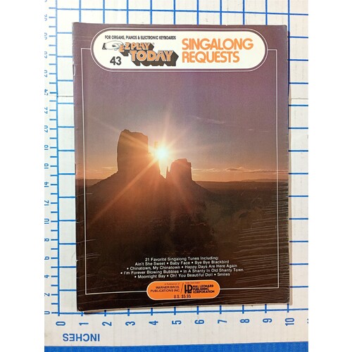 Ez Play Today Singalong Requests Sheet Music Song Book Piano Keyboard #43