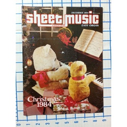 Sheet Music Magazine, 1984 Christmas Edition,