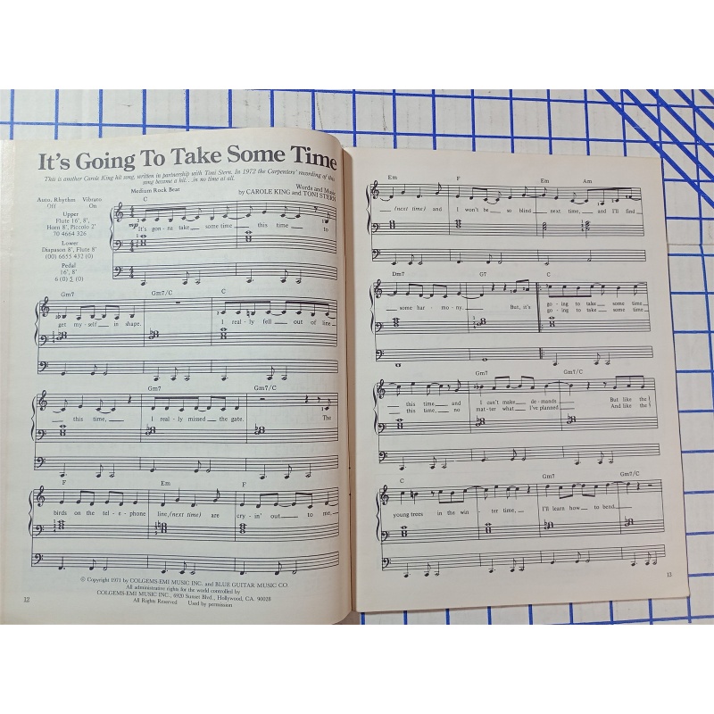 Vintage Sheet Music Magazine June/July 1985 Issue Yesterdays Summers