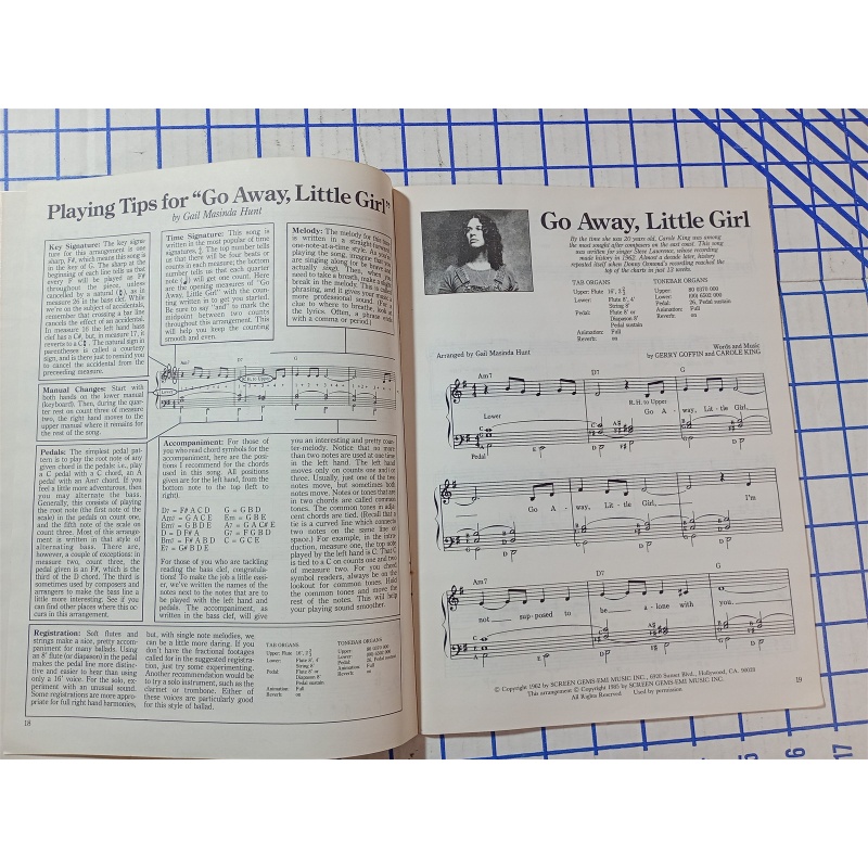 Vintage Sheet Music Magazine June/July 1985 Issue Yesterdays Summers