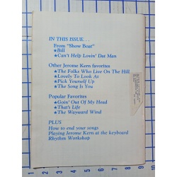 Vintage Sheet Music Magazine January 1983 Standard Piano Guitar Songbook