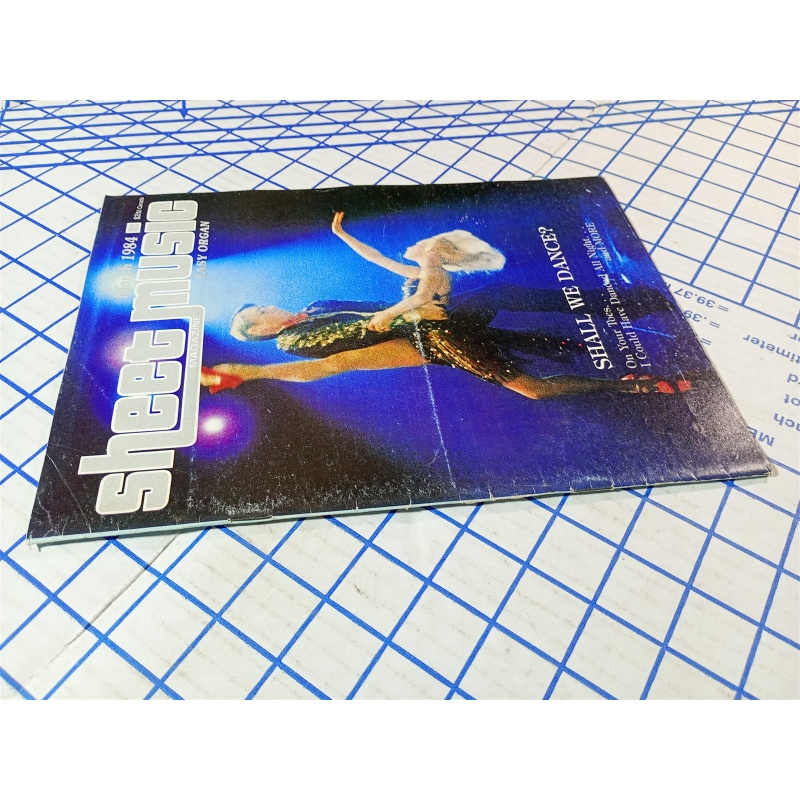 Sheet Music Magazine March 1984 Shall We Dance 