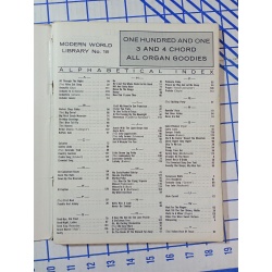 VINTAGE ~ Modern World #18 - 3 & 4 Cord All Organ Goodies Sheet Music