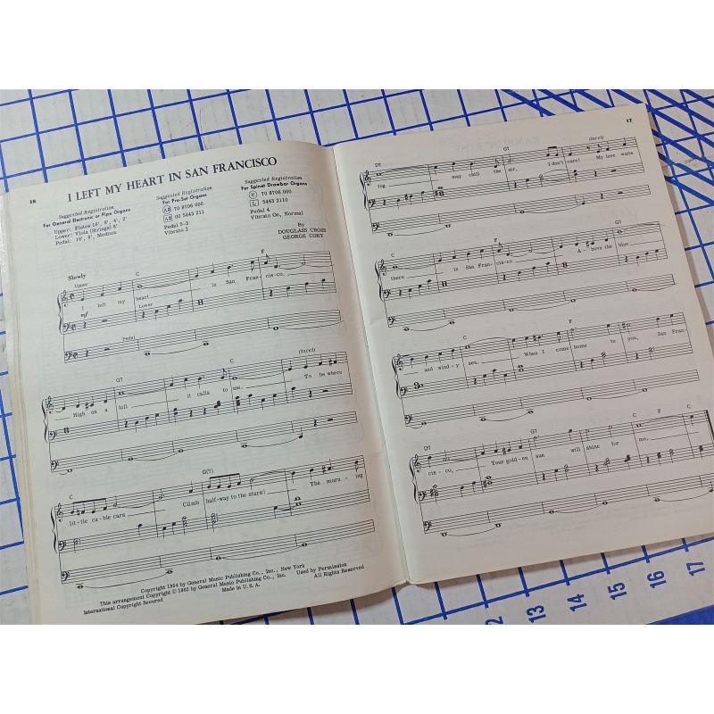 VINTAGE ~ Modern World #18 - 3 & 4 Cord All Organ Goodies Sheet Music