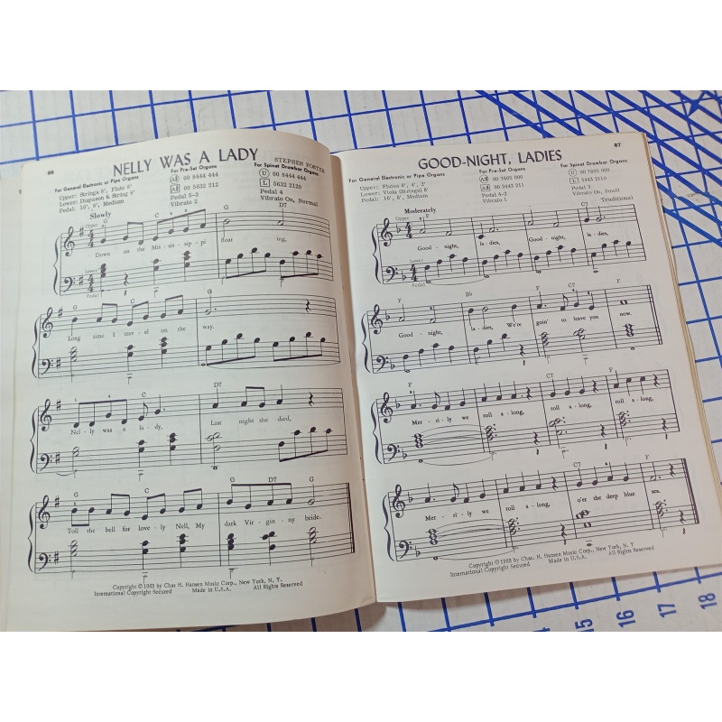 VINTAGE ~ Modern World #18 - 3 & 4 Cord All Organ Goodies Sheet Music