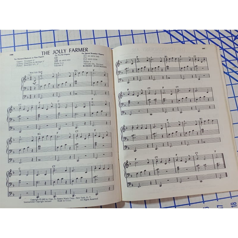 VINTAGE ~ Modern World #18 - 3 & 4 Cord All Organ Goodies Sheet Music