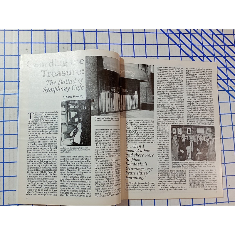 SHEET MUSIC MAGAZINE JULY/ AUGUST 1990 VOL.14 NO. 4 