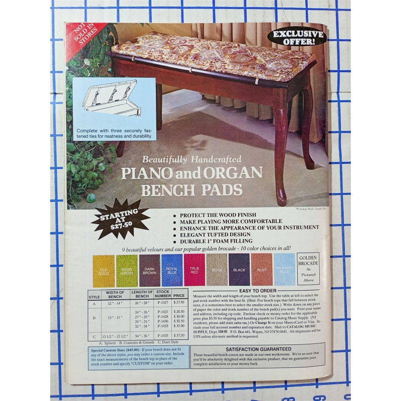 SHEET MUSIC MAGAZINE JULY/ AUGUST 1990 VOL.14 NO. 4 