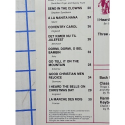 Sheet Music Magazine December 1983 EASY Piano Guitar CHRISTMAS AROUND THE WORLD