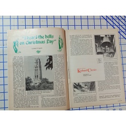 Sheet Music Magazine December 1983 EASY Piano Guitar CHRISTMAS AROUND THE WORLD