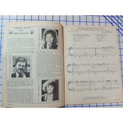 Sheet Music Magazine December 1983 EASY Piano Guitar CHRISTMAS AROUND THE WORLD