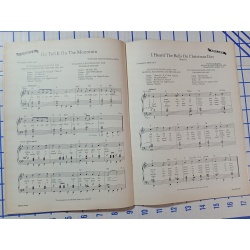 Sheet Music Magazine December 1983 EASY Piano Guitar CHRISTMAS AROUND THE WORLD