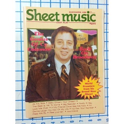 Sheet Music magazine - 1989 Piano - Genius of Cy Coleman, Back On Broadway