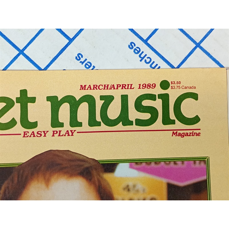 Sheet Music magazine - 1989 Piano - Genius of Cy Coleman, Back On Broadway