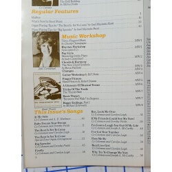 Sheet Music magazine - 1989 Piano - Genius of Cy Coleman, Back On Broadway