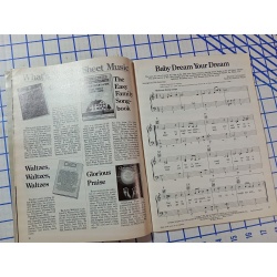 Sheet Music magazine - 1989 Piano - Genius of Cy Coleman, Back On Broadway