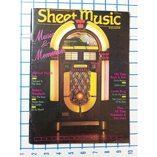Sheet Music Magazine: September/October Standard Piano/Guitar Vol.14 No. 5, 199