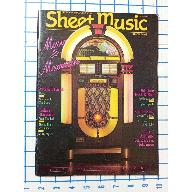 Sheet Music Magazine: September/October Standard Piano/Guitar Vol.14 No. 5, 199