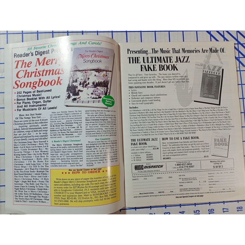 Sheet Music Magazine: September/October Standard Piano/Guitar Vol.14 No. 5, 199