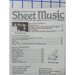 Sheet Music Magazine: September/October Standard Piano/Guitar Vol.14 No. 5, 199