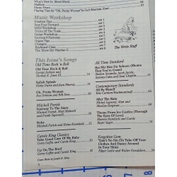 Sheet Music Magazine: September/October Standard Piano/Guitar Vol.14 No. 5, 199