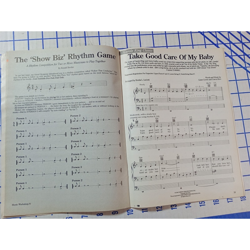 Sheet Music Magazine: September/October Standard Piano/Guitar Vol.14 No. 5, 199