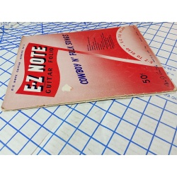 E-Z NOTE GUITAR FOLIO: Cowboy N Folk Songs Songbook~Series No.2~Music Book~1949