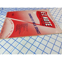 E-Z NOTE GUITAR FOLIO: Cowboy N Folk Songs Songbook~Series No.2~Music Book~1949