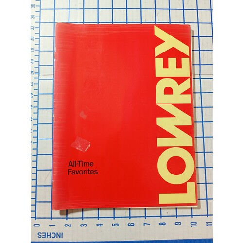 Lowrey Red Music Book 1981 All Time Favorites Hal Leonard