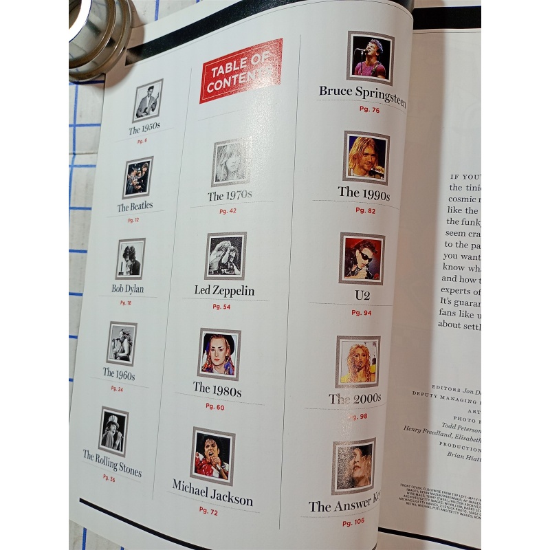 Rolling Stone Magazine Rock Trivia Special Collectors Edition 120 Quiz Pages .