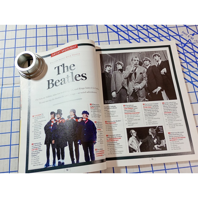 Rolling Stone Magazine Rock Trivia Special Collectors Edition 120 Quiz Pages .