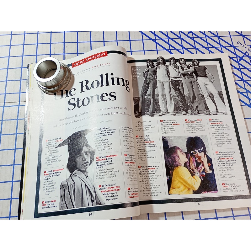 Rolling Stone Magazine Rock Trivia Special Collectors Edition 120 Quiz Pages .