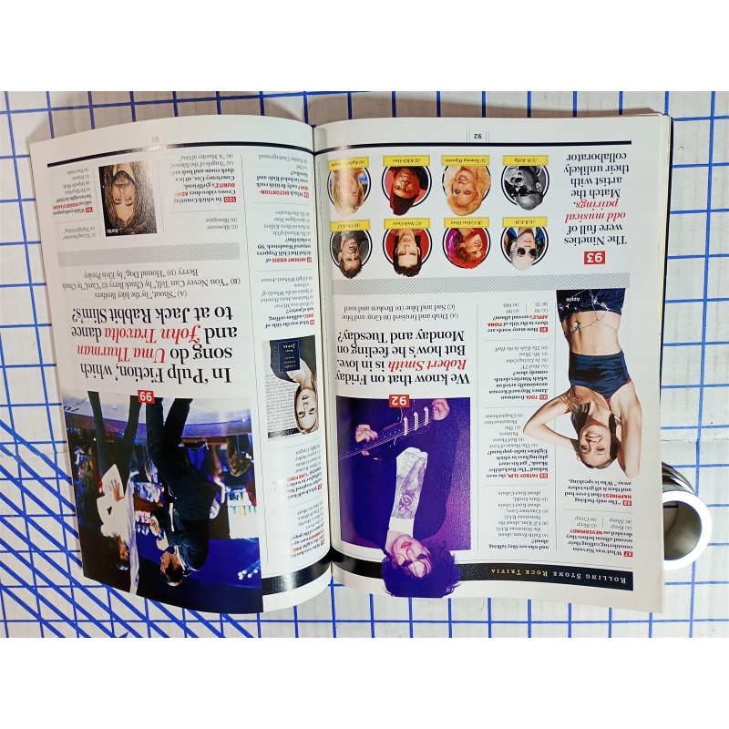 Rolling Stone Magazine Rock Trivia Special Collectors Edition 120 Quiz Pages .