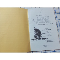 HMS Pinafore The Lass That Loved A Sailor Gilbert & Sullivan Schirmer Music