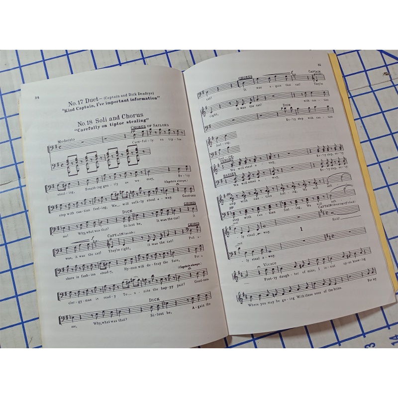 HMS Pinafore The Lass That Loved A Sailor Gilbert & Sullivan Schirmer Music